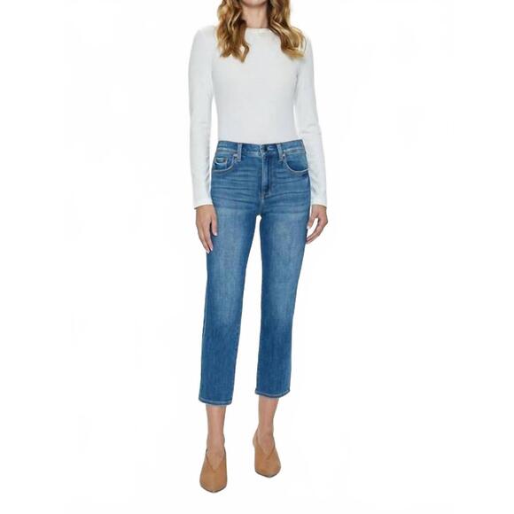 NEW PISTOLA monroe high rise slim fit cigarette jean in indio